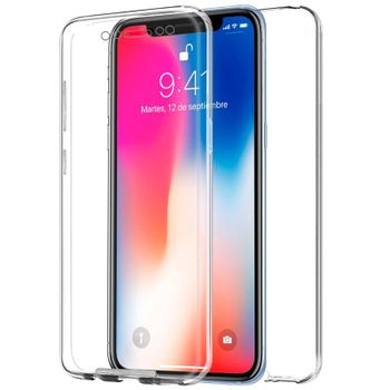 Funda Silicona 3D Transparente para iPhone X/XS
