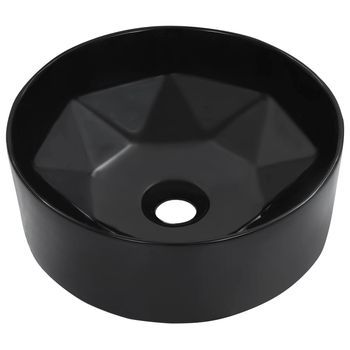 Lavabo De Baño Moderno | Lavabo 36x14 Cm Cerámica Negro