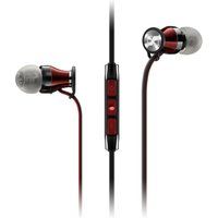 sennheiser momentum 20 iei headphones - black  red black  red