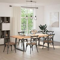 patas para mesa comedor forma v 2 uds  patas de muebles antracita 90x72-733 cm