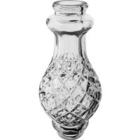 columna de cristal 17xd8cm taladro 25cm transparente
