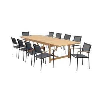 Conjunto De Cena De Patio Duradero Y Extensible