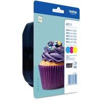 brother lc-123rbwbp multipack 3 cartuchos originales