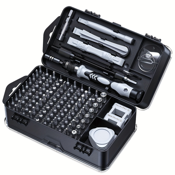 Juego de Destornilladores Pequeños 115 en 1, Kit de Herramientas de Reparación Profesional para Teléfono, Computadora, Reloj, Consola, Gafas y Electrónicos