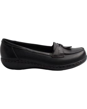 de CLARKS MOCASINES DE PIEL ASHLAND-BUBBLE PARA MUJER NEGRO