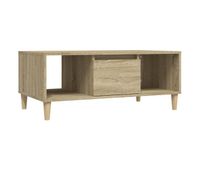 mesa de cafe - mesa de centro madera contrachapada roble sonoma 90x50x365 cm