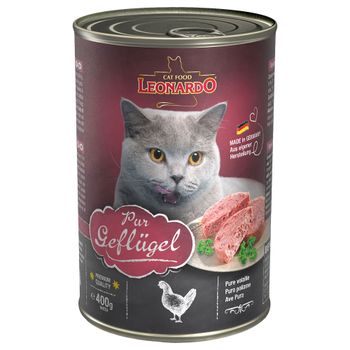Leonardo All Meat 24 x 400 g - Pack Ahorro - Pura ave