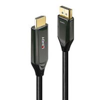 adaptador de cable de video lindy 3 m displayport a hdmi 21 negro