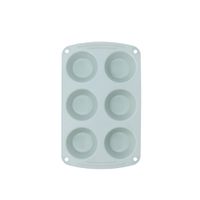 molde 6 muffins silicona azul 265x166 cm