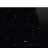 placa smeg universal se364etd negro integrado 60 cm 4 zonas
