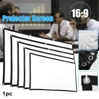 pantalla de proyector de tela antiluz para el hogar accesorios de cortina simples para oficina y exteriores 60 72 84 100 120 150 pulgadas