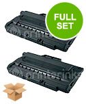 Compatible Twin Pack Tally 043037 Black Toner Cartridges (2 Pack)
