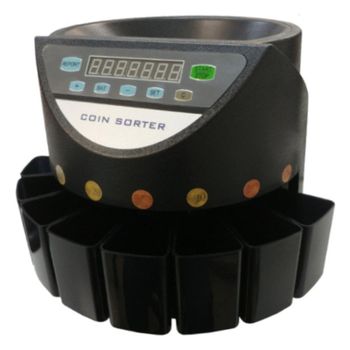 Contadora de Monedas Mustek M6 230 monedas/minuto capacidad 300-500 monedas programable