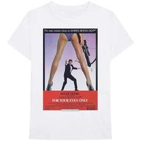 james bond camiseta manga larga for your eyes para mujer