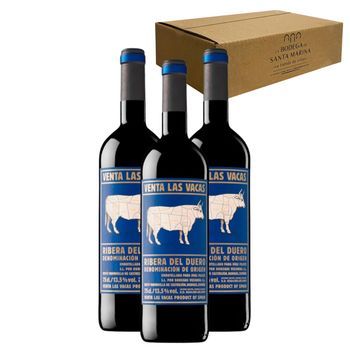 Venta Las Vacas - Pack 3 Botellas 75 Cl - 14% Vol.