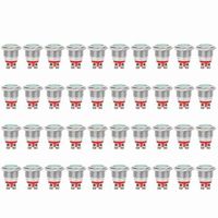 40 indicadores led metalicos de advertencia ip68 impermeables