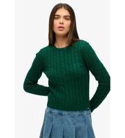 superdry para mujer w6110685a jersey essentials slim verde m casual acrilico
