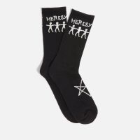 heresy union jacquard cotton-blend socks