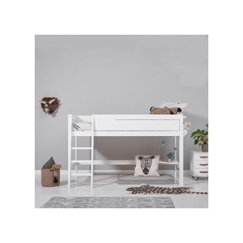 Lifetime Kids Luxury Semi-High Sleeper Bed  - Lifetime Whitewash