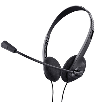 Trust 24659 auricular y casco Auriculares Alámbrico Diadema Llamadas/Música Negro