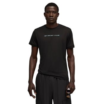 Puma Run Club Graphic Camiseta De Running Hombres-Negro