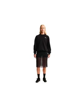 Sudadera Nike Stdo Flc Mw Std Mujer Negro