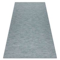 alfombra sisal patio 3069 espaldera marroqui tejido plano - turquesa 155x220 cm