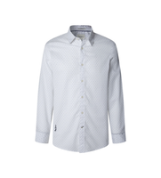 pepe jeans para hombre pm3090837 camisa craig blanco m casual algodon manga larga