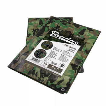 Lona Camuflaje 90g, Camoforest, 10x15m, Protección Exterior, Resistente al Agua y a Condiciones Climáticas Extremas.