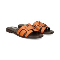 bibi lou sandalias planas mujer - marron talla 39