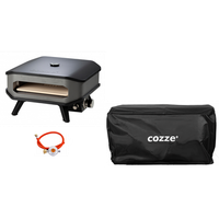 cozze 13 horno de gas para pizzas con termometro hasta 400 34 x 34 cm incluye dispensador y tapa