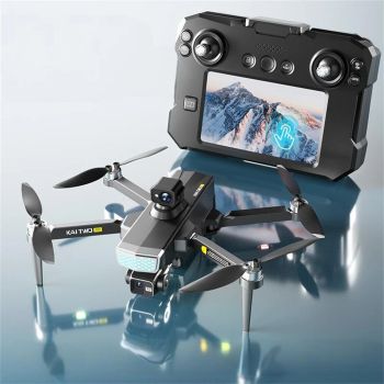 XKJ KAI TWO 249g GPS 5G WiFi FPV con cámara dual HD 4K ESC,gimbal mecánico de 3 ejes,pantalla LCD táctil de 5.6