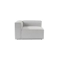 sofa de 1 plaza fora l1 gris claro