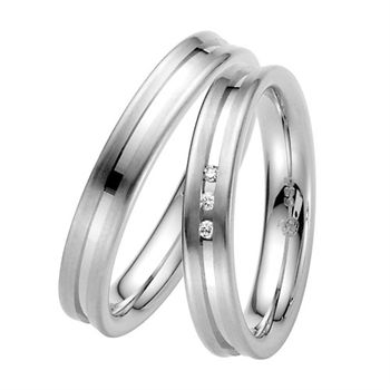 Alianzas oro blanco 4mm