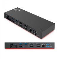 lenovo base de acoplamiento usb a x2 usb-c x5 usb alan  2xhdmi 2x displayport jack 35