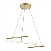 lampara colgante led curve 31w