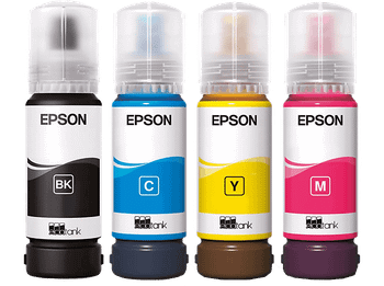 Cartucho de tinta - Epson 104 EcoTank, 4500 páginas Negro, 7500 color, Multicolor