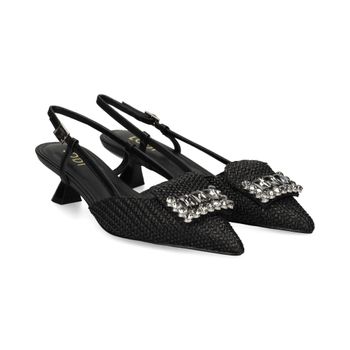 Lodi Zapatos De Tacón Medio Mujer - Negro Talla 37