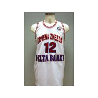 camiseta vlado divac - kk crvena zvezda blanca