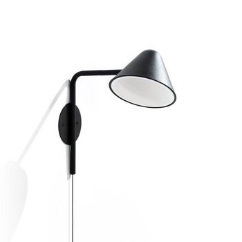 Antares - Lámpara De Pared Led De Metal Negro