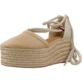 Tommy Hilfiger Alpargatas Closed Toe Linen Flatfor para mujer
