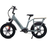 bicicleta electrica kingbull voyager 20 48v15ah 100km 750w color gris