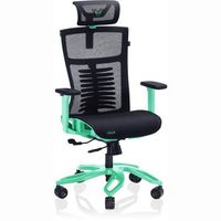 silla gaming valk noma de malla transpirable negraaqua menthe