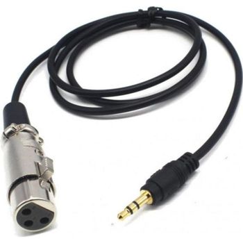 Cable de Audio Mozos XLR Hembra a Mini Jack 3,5mm TRS Estéreo