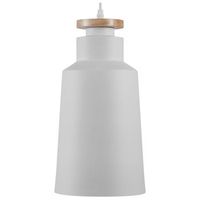 lampara de techo de metal negro y blanco 189 cm pantalla bicolor acabado mate estilo moderno neva