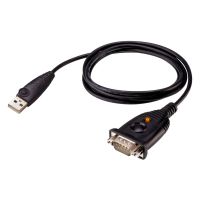 adaptador usb a rs-232 aten uc232af negro 12 m usb tipo a db-9