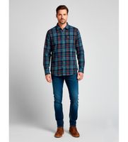 superdry para hombre m4011047a camisa lumberjack marino s casual algodon manga larga