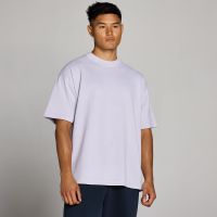 camiseta oversize de algodon lavado para hombre de mp - gris lila - xl