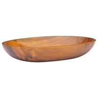 lavabo de madera maciza de teca 60x40x10 cm vidaxl