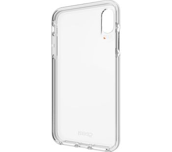 iPhone XS Max Piccadilly Case - Clear & White, White